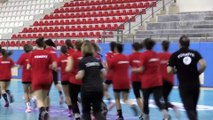 A Milli Kadın Hentbol Takımı'nda Hırvatistan maçı hazırlıkları - ESKİŞEHİR