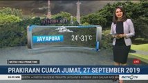 Prakiraan Cuaca Jumat , 27 September 2019