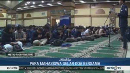 Ratusan Mahasiswa Gelar Doa Bersama Bagi Kedamaian Bangsa