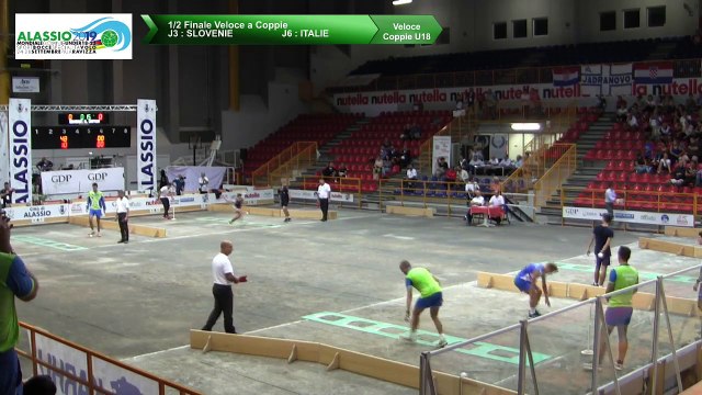 Demi-finales, tir rapide en double U18, Mondial Jeunes U18 et U23, Alassio 2019
