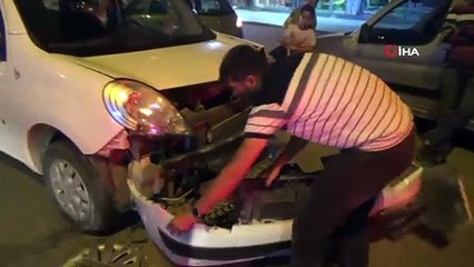 Kırmızı ışıkta zincirleme kaza: 1 yaralı