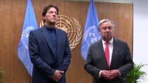 Pakistan Başbakanı İmran Han, BM Genel Sekreteri Guterres ile görüştü - NEW YORK