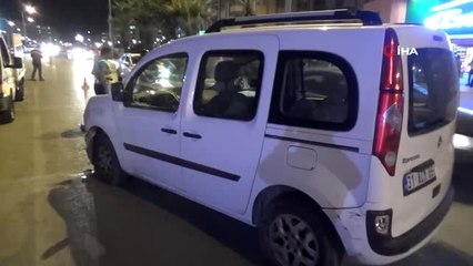 Kırmızı ışıkta zincirleme kaza: 1 yaralı