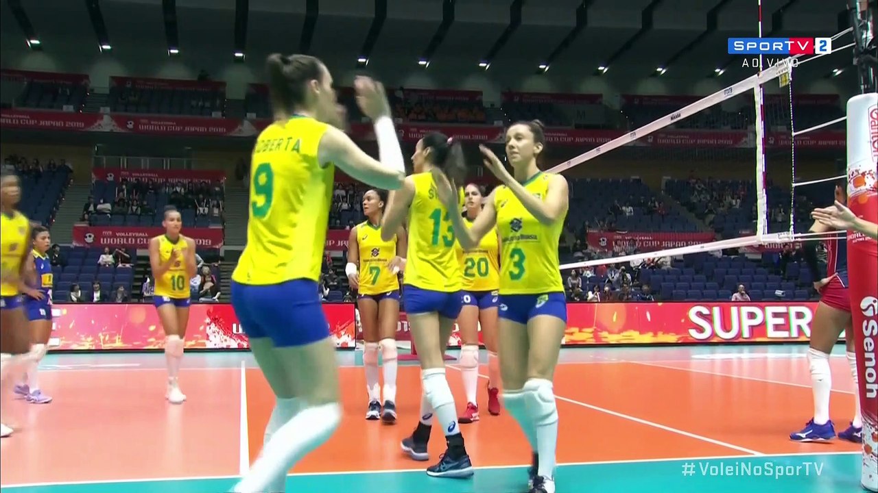 Brasil x República Dominicana - Copa do Mundo de Vôlei Feminino 2019