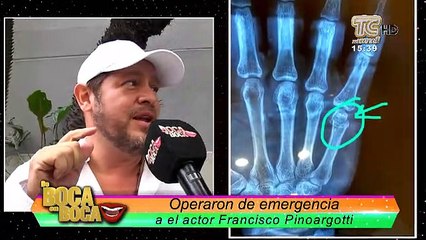 Francisco Pinoargotti fue operado de emergencia