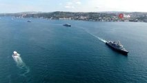 Preveze Deniz zaferinin 481'inci yıl dönümünde Türk Deniz Kuvvetleri Komutanlığı savaş gemileri...