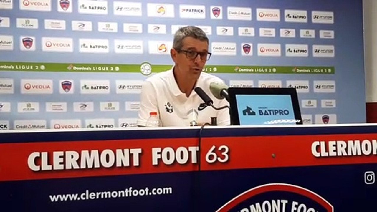 Jean-Louis Garcia regrette le déchet technique de l'AS Nancy Lorraine lors du match nul à Clermont