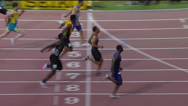 Coleman sets the pace in the mens 100M
