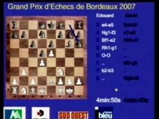 Romain Edouard vs Alberto David GP Echecs Bordeaux 07 3/3