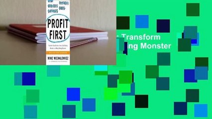 About For Books  Profit First: Transform Your Business from a Cash-Eating Monster to a