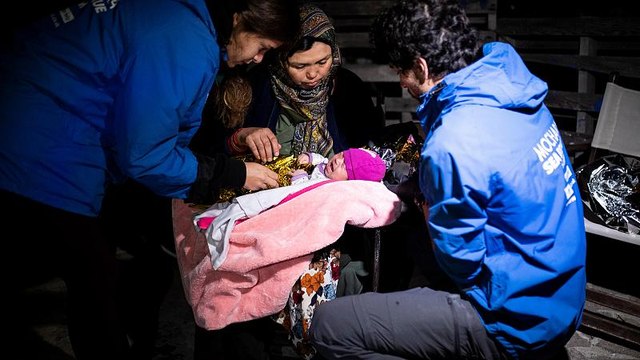 Λέσβος: Διεσώθη βρέφος 20 ημερών