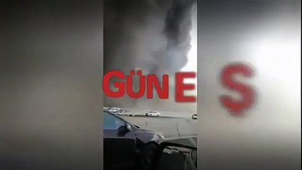 Cidde'deki Haremeyn Tren İstasyonu'nda yangın
