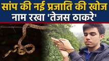 Udhav Thakrey के छोटे बेटे के name पर रखा गया Snake की इस नई Species का name | वनइंडिया हिंदी