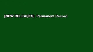 [NEW RELEASES]  Permanent Record