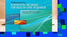 [READ] Munro s Statistical Methods for Health Care Research