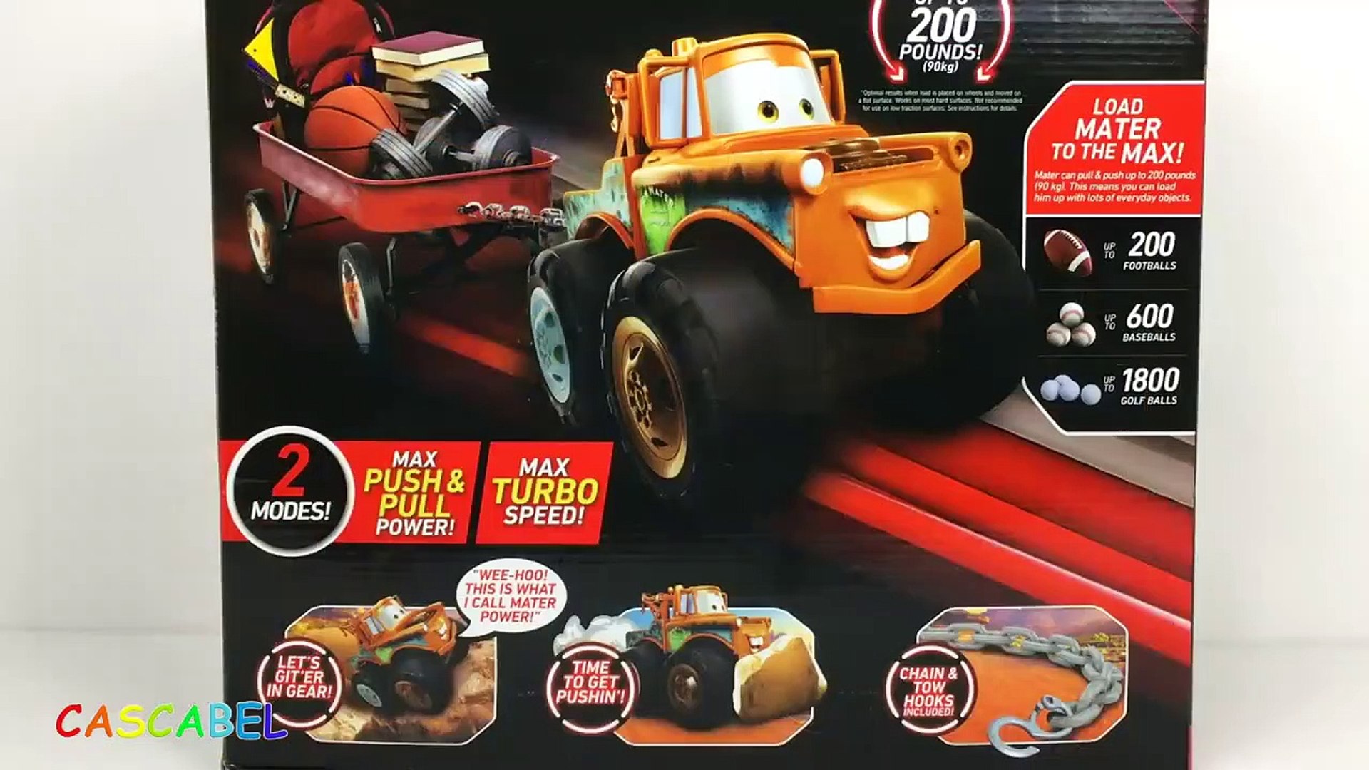 MATER MAX TOW TRUCK MATE DE DISNEY CARS 3 REMOLCA A RAYO MCQUEEN