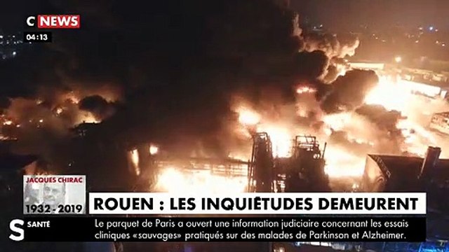 La ville de Rouen est clairement polluée affirme la ministre de la Santé Agnès Buzyn après l'incendie de l'usine Lubrizol
