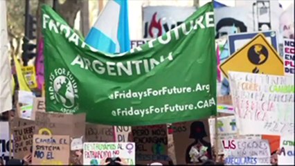 Download Video: Nuevas manifestaciones masivas por el clima en América