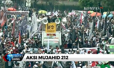 Kondisi Terkini Aksi Mujahid 212 di Monas