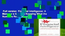 Full version  Financial Intelligence: A Manager s Guide to Knowing What the Numbers Really Mean