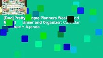 [Doc] Pretty Simple Planners Weekly and Monthly Planner and Organizer: Calendar Schedule   Agenda
