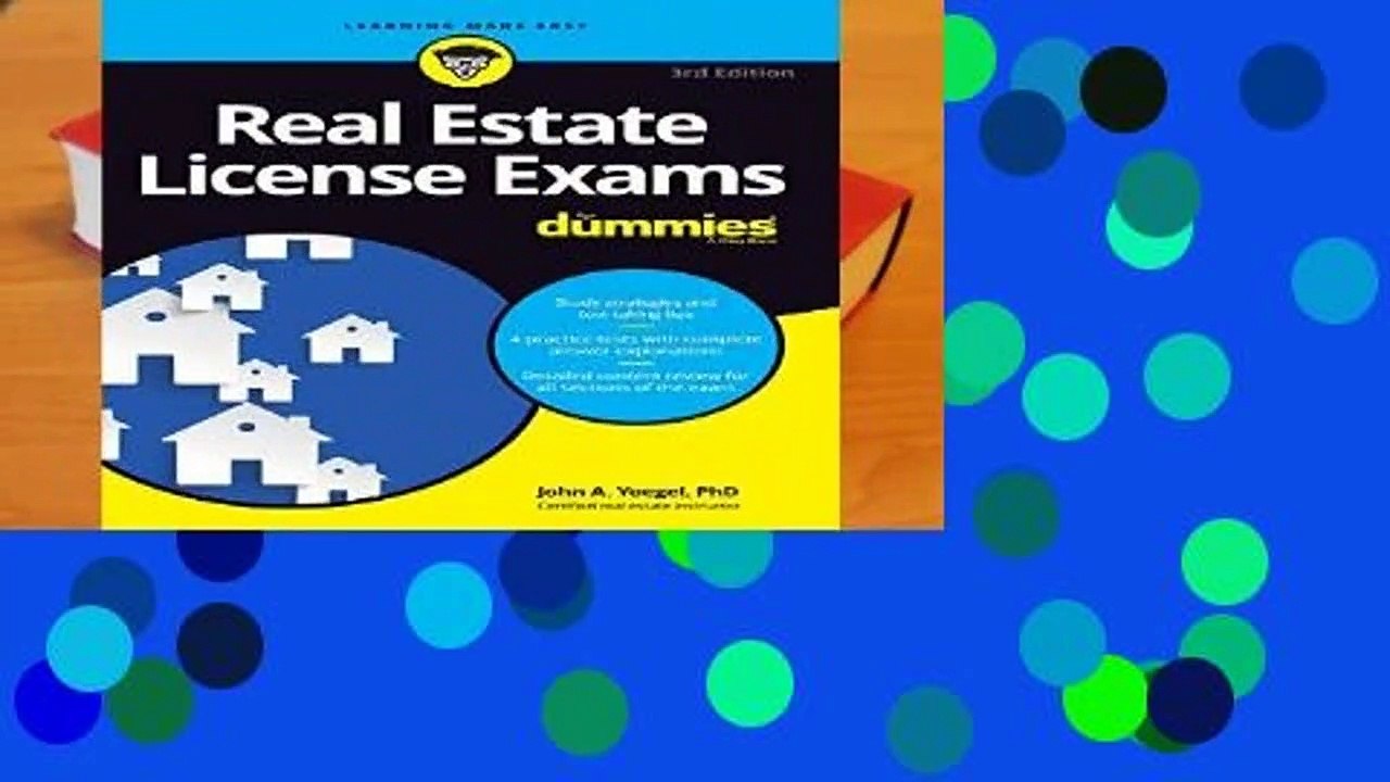 [FREE] Real Estate License Exams For Dummies (For Dummies (Lifestyle))