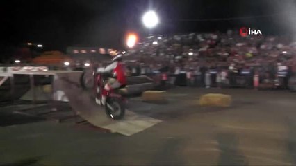 Antalya'da motosiklet gösterileri nefes kesti