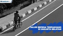 Jalur Sepeda Terpanjang di Jakarta Selatan Akan Dibuat