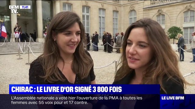 Mort de Jacques Chirac: le livre d'or signé 3.800 fois à l'Élysée