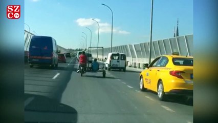 E5’TE korkutan görüntü