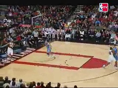 Allen Iverson picks off an inbounds pass and hits a deep run