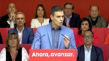 Sánchez presenta al PSOE como solución para Cataluña: «Nosotros no atizaremos el conflicto»