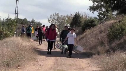 Şehir stresinden bağ bozarak kurtuluyorlar