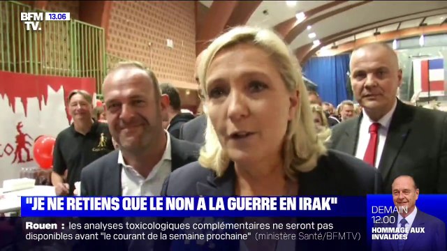 Marine Le Pen: Il est naturel que je me rende aux obsèques de Jacques Chirac, au-delà des divergences politiques qui ont été les nôtres