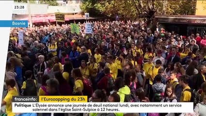 Eurozapping : le Brexit fait plonger l'immobilier au Royaume-Uni ; tensions entre la Bosnie et la Croatie