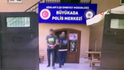 Kınalıada’da şehir hatları iskelesi açıklarında silahla ateş açan magandalar yakalandı