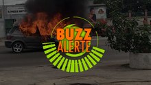 Buzz alerte : Un véhicule prend feu sur le VGE