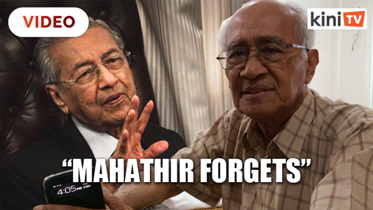 Syed Husin: It's not just the Malays who forget, Mahathir forgets too ...