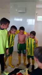 Beau chant de nos U13, bravo à eux
