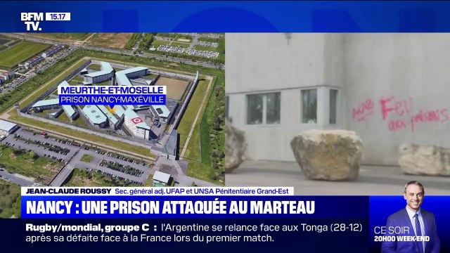 Ils ont fracassé les vitres. Un syndicaliste raconte l'attaque au marteau de la prison de Nancy