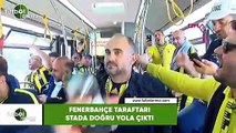 Fenerbahçe taraftarı stada doğru yola çıktı