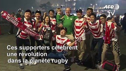 Coupe du monde de rugby : les supporteurs japonais ravis