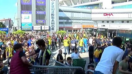 Spor fenerbahçeli taraftarlar derbi için yola çıktı