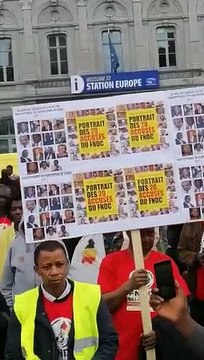 Des guinéens de Belgique manifestent contre un 3e mandat pour Alpha Condé