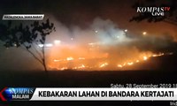 20 Hektar Lahan Dekat Bandara Kertajati Terbakar