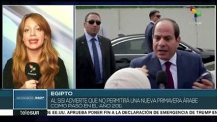 Pdte. de Egipto llama a la calma y a no preocuparse por las protestas