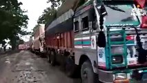 नेशनल हाइवे 7 पर सिवनी के पास लगा 30 किलोमीटर लंबा ट्रैफिक जाम; दोनों ओर सैकड़ों ट्रक फंसे