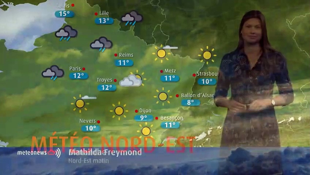 Alsace : Soleil dimanche matin, pluie l'après-midi ou le soir