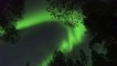 Des aurores boréales ont illuminé le ciel de la Laponie finlandaise