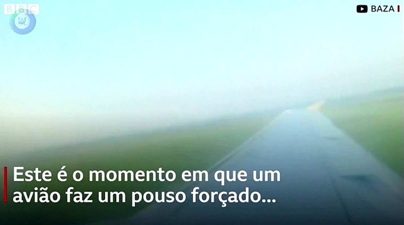 PILOTO FAZ  POUSO MILAGROSO APÓS CHOQUE  NO AR